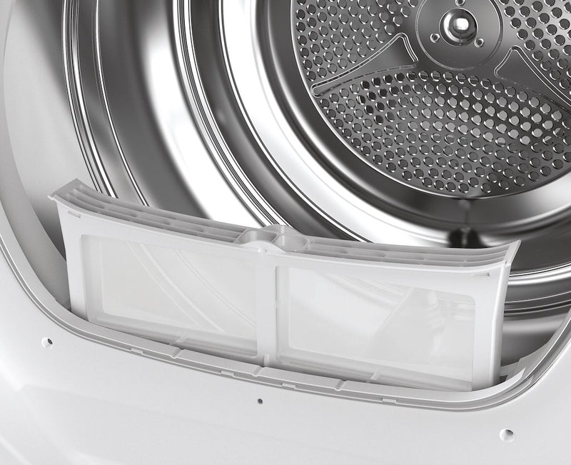 Hoover BATD H7A2TCE-80 H-DRY 300 PRO Integrated 7kg Heat Pump Tumble Dryer - A++ Energy Rated - White & Chrome (Discontinued)