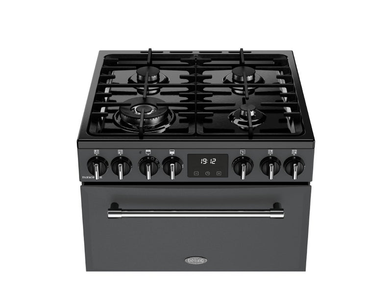 Belling MRA FARMHOUSE 60DF 60cm Dual Fuel Cooker - Anthracite