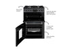 Belling MRA FARMHOUSE 60DF 60cm Dual Fuel Cooker - Anthracite Thumbnail