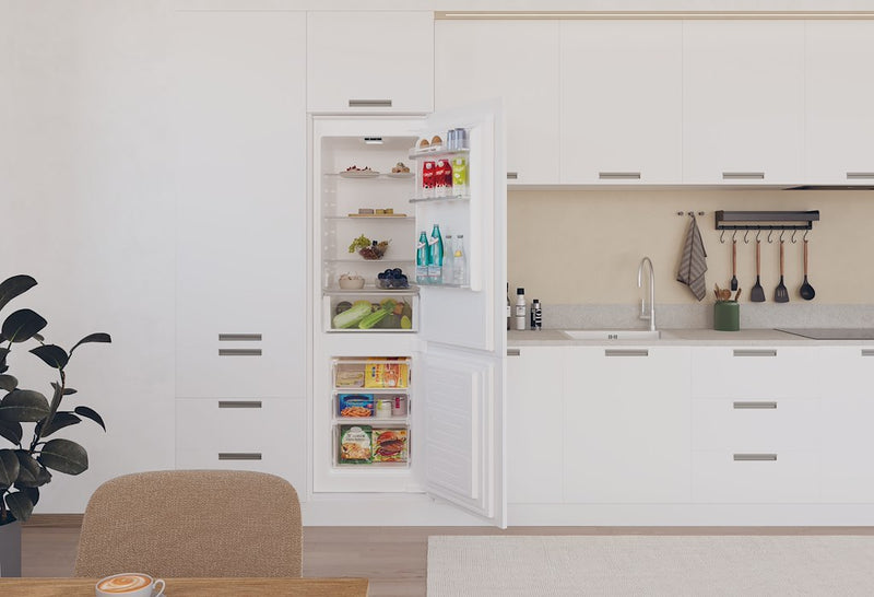 Candy CBBML18EK Integrated 70/30 Fridge Freezer - White - E Rated (Discontinued)