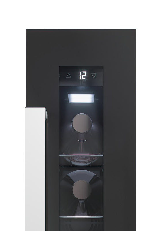 Candy CCVB 15 UK/1 15cm Integrated 7 Bottle Wine Cooler - Black - G Rated (Discontinued)
