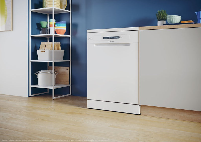 Candy CF 3E53E0W-80 Freestanding 60cm 13 Place Setting Dishwasher (Discontinued)