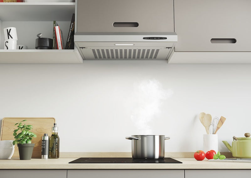 Candy CFT610/5S/1/UK 60cm Visor Cooker Hood - Silver (Discontinued)