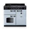 Rangemaster CL100DFPMSB/CM1 Classic 100 Dual Fuel Range Cooker - Misty Blue - A Rated Thumbnail