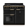 Rangemaster CLDL100DFPCBL/AB1 Classic Deluxe 100 Dual Fuel Range Cooker - Charcoal Black - A Rated Thumbnail