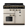 Rangemaster CLDL100DFPPCR/AB1 Classic Deluxe 100 Dual Fuel Range Cooker - Pale Cream - A Rated Thumbnail