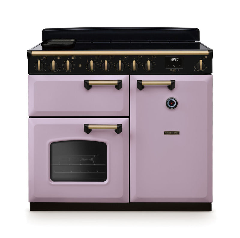 Rangemaster CLDL100EIPHTH/AB1 Classic Deluxe 100 Induction Range Cooker - Heather - A Rated
