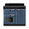 Rangemaster CLDL100EIPSTB/CM1 Classic Deluxe 100 Induction Range Cooker - Stone Blue - A Rated Thumbnail