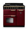 Rangemaster CLDL90DFPBOR/AB1 Classic Deluxe 90 Dual Fuel Range Cooker - Bordeaux - A Rated Thumbnail
