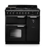 Rangemaster CLDL90DFPCBL/CM1 Classic Deluxe 90 Dual Fuel Range Cooker - Charcoal Black - A Rated Thumbnail