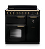 Rangemaster CLDL90EIPCBL/AB1 Classic Deluxe 90 Induction Range Cooker - Charcoal Black - A Rated Thumbnail