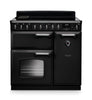 Rangemaster CLDL90EIPGBL/CM1 Classic Deluxe 90 Induction Range Cooker - Gloss Black - A Rated Thumbnail