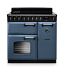 Rangemaster CLDL90EIPSTB/CM1 Classic Deluxe 90 Induction Range Cooker - Stone Blue - A Rated Thumbnail