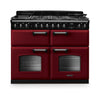 Rangemaster CLDLB110DFPBOR/CM1 Classic Deluxe 110 Dual Fuel Range Cooker - Bordeaux - A Rated Thumbnail