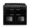 Rangemaster CLDLB110DFPGBL/CM1 Classic Deluxe 110 Dual Fuel Range Cooker - Gloss Black - A Rated Thumbnail