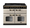 Rangemaster CLDLB110DFPPCR/AB1 Classic Deluxe 110 Dual Fuel Range Cooker - Pale Cream - A Rated Thumbnail