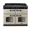 Rangemaster CLDLB110DFPPCR/CM1 Classic Deluxe 110 Dual Fuel Range Cooker - Pale Cream - A Rated Thumbnail