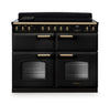 Rangemaster CLDLB110EIPCBL/AB1 Classic Deluxe 110 Induction Range Cooker - Charcoal Black - A Rated Thumbnail