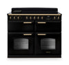 Rangemaster CLDLB110EIPGBL/AB1 Classic Deluxe 110 Induction Range Cooker - Gloss Black - A Rated Thumbnail