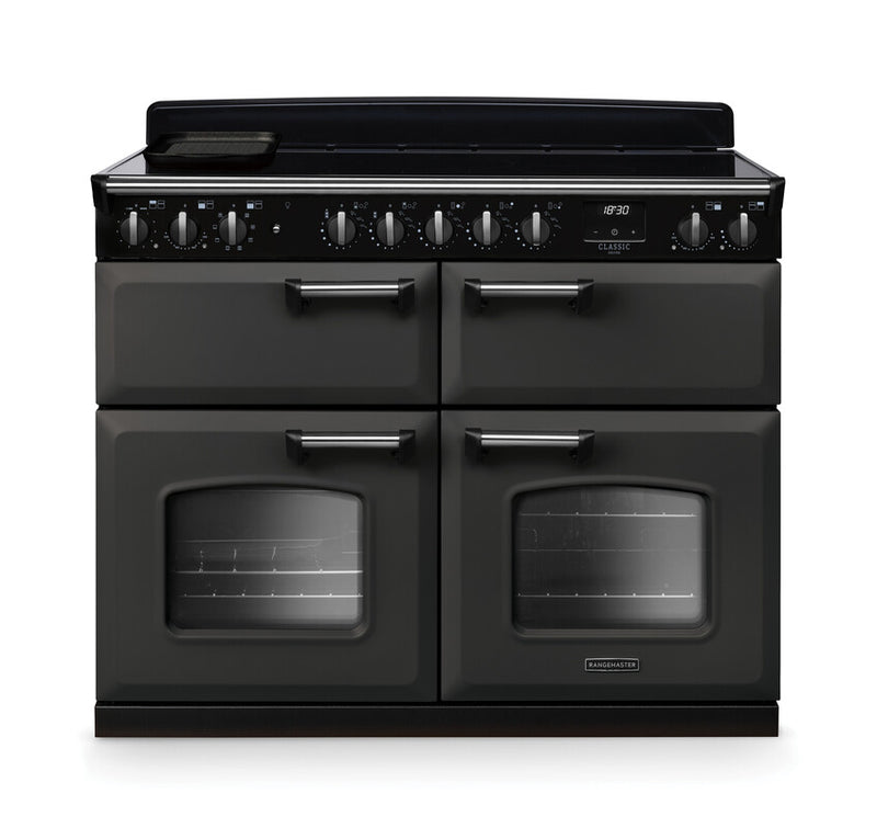 Rangemaster CLDLB110EIPSLT/CM1 Classic Deluxe 110 Induction Range Cooker - Slate - A Rated