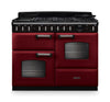 Rangemaster CLDLO110DFPBOR/CM1 Classic Deluxe 110 Dual Fuel Range Cooker - Bordeaux - A Rated Thumbnail