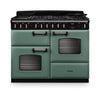 Rangemaster CLDLO110DFPMGR/CM1 Classic Deluxe 110 Dual Fuel Range Cooker - Mineral Green - A Rated Thumbnail