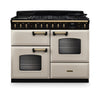 Rangemaster CLDLO110DFPPCR/AB1 Classic Deluxe 110 Dual Fuel Range Cooker - Pale Cream - A Rated Thumbnail