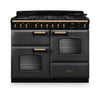 Rangemaster CLDLO110DFPSLT/AB1 Classic Deluxe 110 Dual Fuel Range Cooker - Slate - A Rated Thumbnail