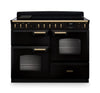 Rangemaster CLDLO110EIPGBL/AB1 Classic Deluxe 110 Induction Range Cooker - Gloss Black - A Rated Thumbnail
