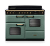 Rangemaster CLDLO110EIPMGR/AB1 Classic Deluxe 110 Induction Range Cooker - Mineral Green - A Rated Thumbnail