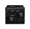 Rangemaster CLO110DFPGBL/CM1 Classic 110 Dual Fuel Range Cooker - Gloss Black - A Rated Thumbnail