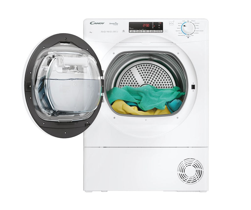Candy CROE H9A3TE-80/N Smart Pro 9kg Heat Pump Tumble Dryer - A+++ Energy Rated - White (Discontinued)