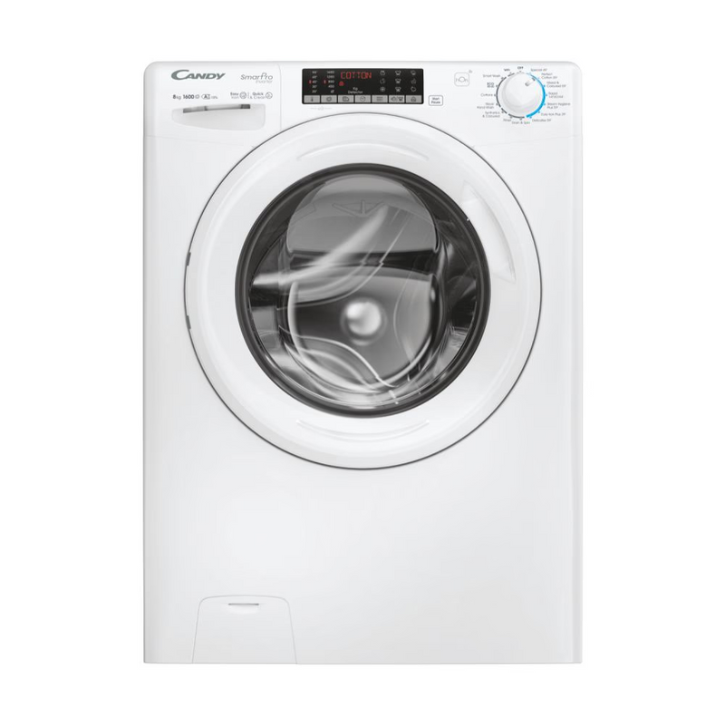 Candy Smart Pro Inverter 8kg 1600rpm A Rated Freestanding Washing Machine - White (Discontinued)