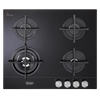 DeLonghi DNSL 460 NCM, Built-In Gas Hob - Black Glass Thumbnail