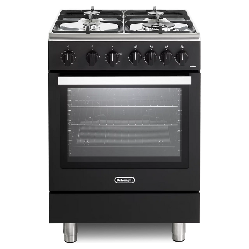 DeLonghi Modern DSC 626G-1 BL, Gas Cooker - Anthracite