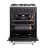 DeLonghi Modern DSC 626G-1 BL, Gas Cooker - Anthracite Thumbnail
