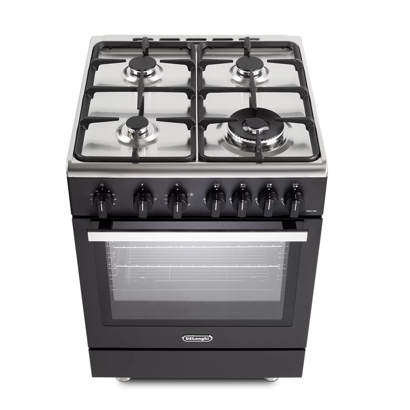 DeLonghi Modern DSC 626G-1 BL, Gas Cooker - Anthracite