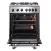 DeLonghi Modern DSC 626G-1, Gas Cooker - Stainless Steel Thumbnail