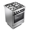 DeLonghi Modern DSC 626G-1, Gas Cooker - Stainless Steel Thumbnail