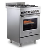 DeLonghi Modern  DSC 626MF-1, Dual Fuel Cooker - Stainless Steel Thumbnail