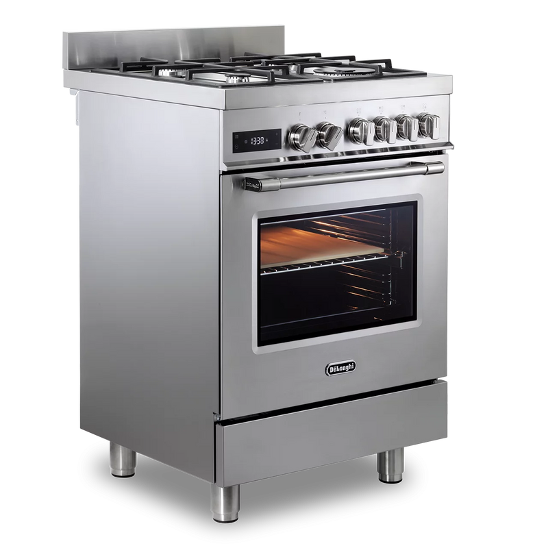 DeLonghi Modern  DSC 626MF-1, Dual Fuel Cooker - Stainless Steel