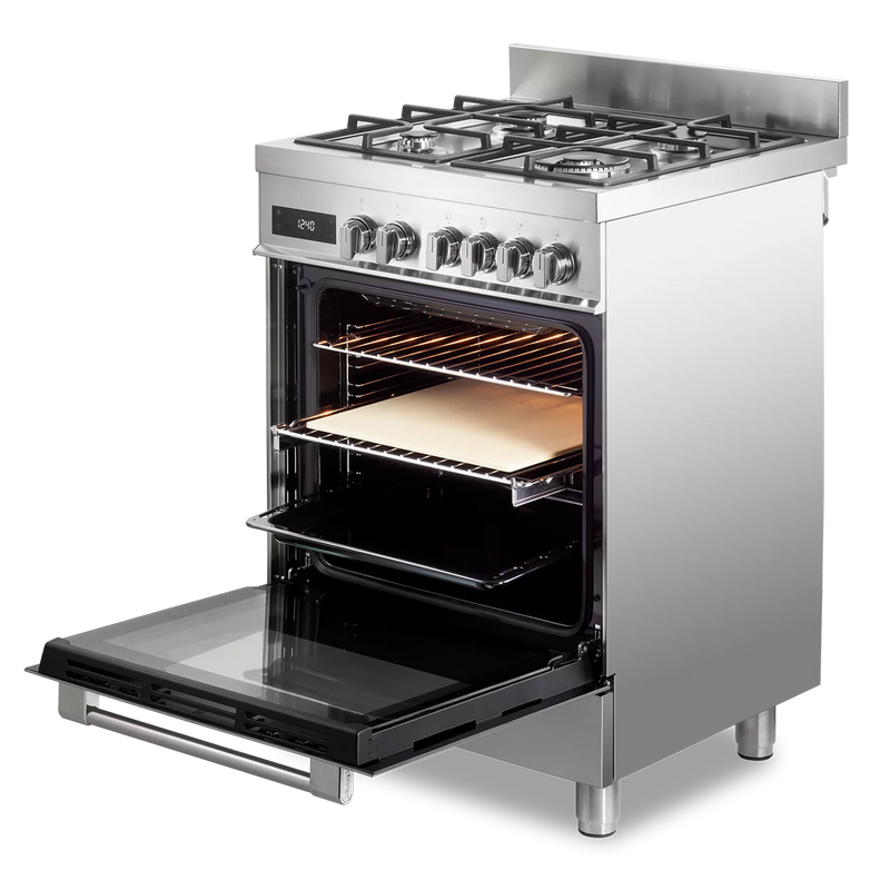 DeLonghi Modern  DSC 626MF-1, Dual Fuel Cooker - Stainless Steel