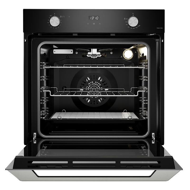 DeLonghi DSG 10NL, Built-In Gas Single Oven with Fan - Black
