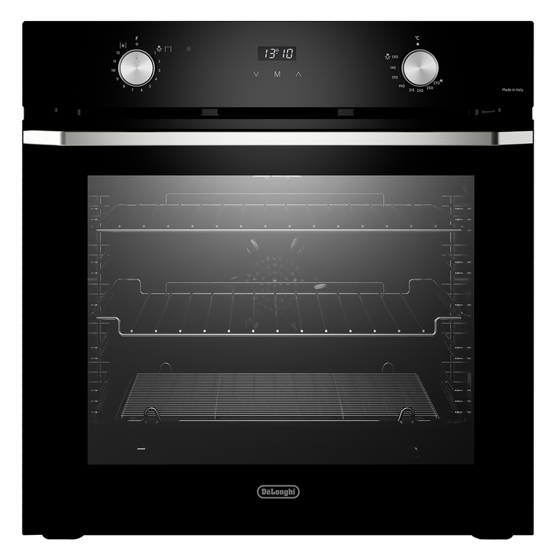 DeLonghi DSG 10NL, Built-In Gas Single Oven with Fan - Black