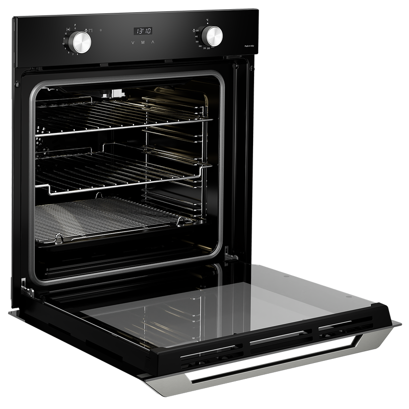 DeLonghi DSG 10NL, Built-In Gas Single Oven with Fan - Black