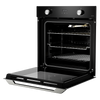 DeLonghi DSG 10NL, Built-In Gas Single Oven with Fan - Black Thumbnail