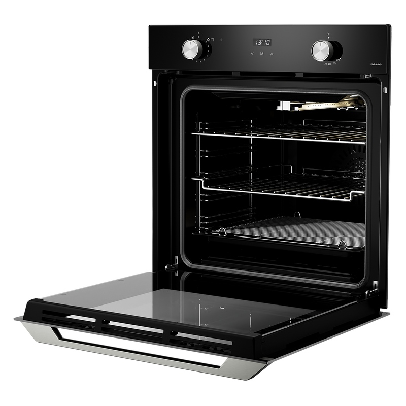 DeLonghi DSG 10NL, Built-In Gas Single Oven with Fan - Black
