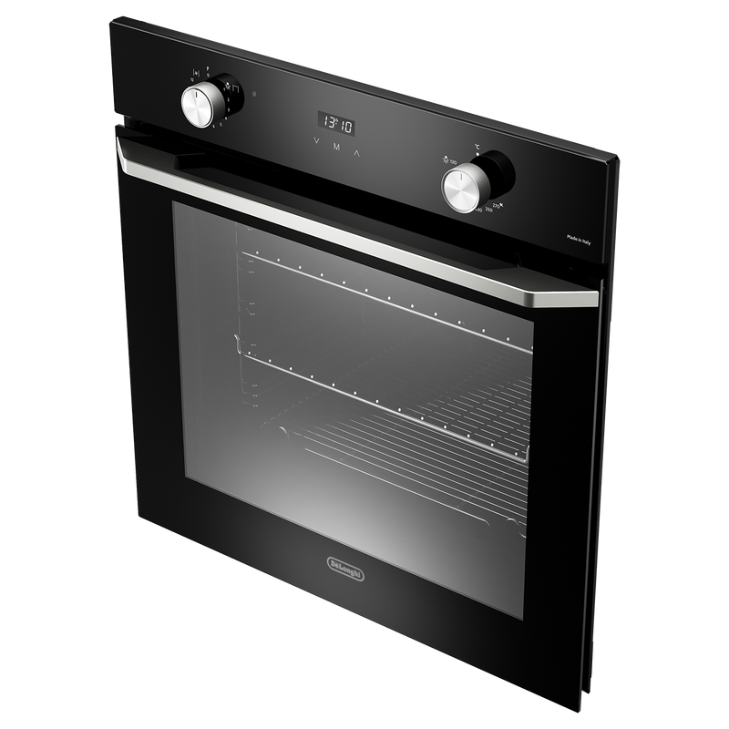 DeLonghi DSG 10NL, Built-In Gas Single Oven with Fan - Black