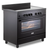 DeLonghi Space DSR 926-IND BL, Induction Range Cooker - Matt Black (Discontinued) Thumbnail