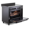 DeLonghi Space DSR 926-IND BL, Induction Range Cooker - Matt Black (Discontinued) Thumbnail